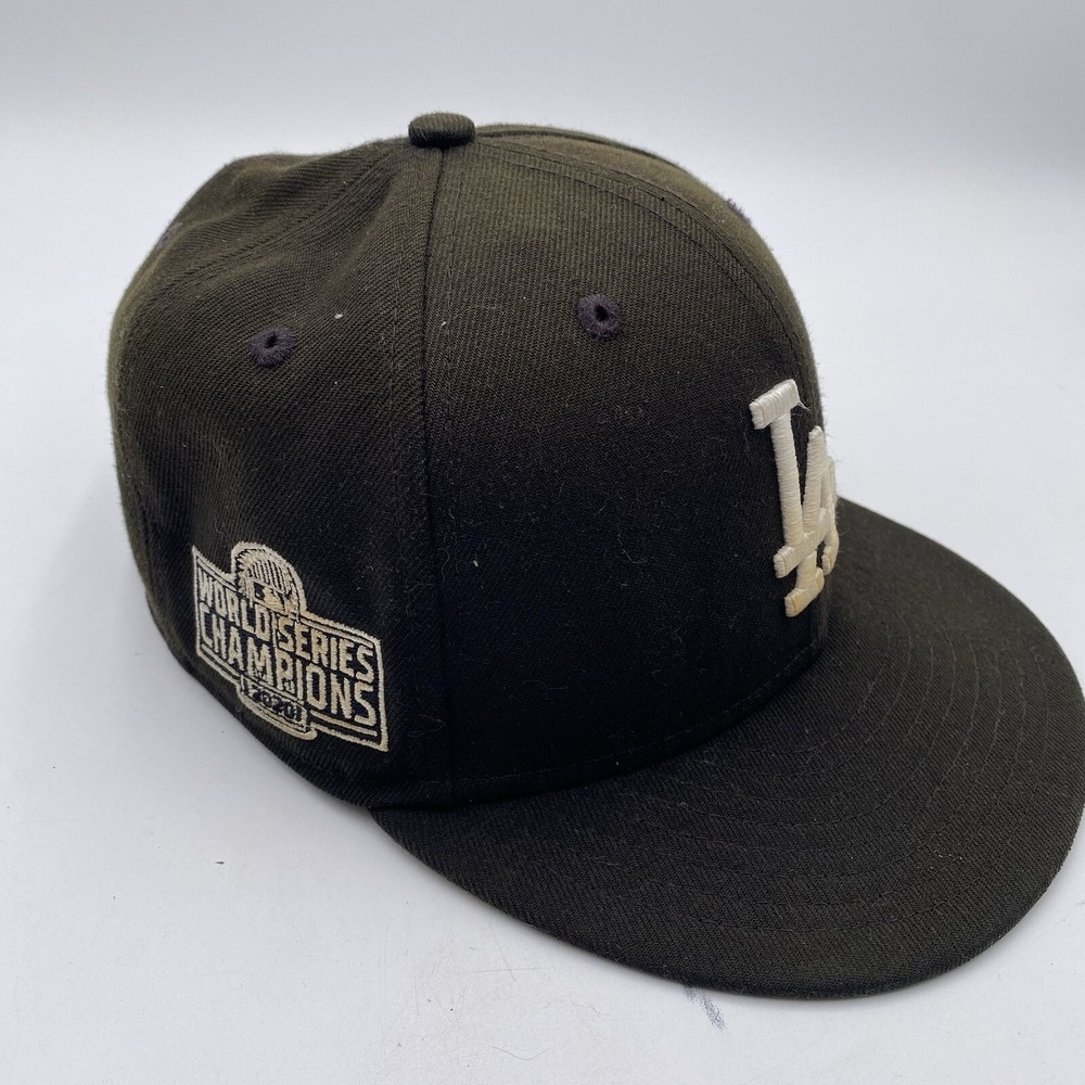 Los‎ Angeles Dodgers Hat New Era 59fifty 2021 World Series 7 1/8 FADED BLACK